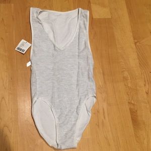 Urban Outfitters white rubber body suit